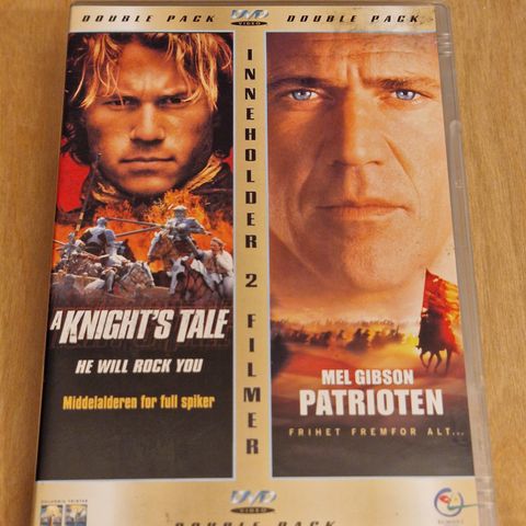 A Knight`s Tale + Patrioten  ( DVD )