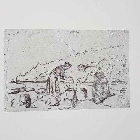 Edvard Munch - Vaskekoner ved stranden (plakat)