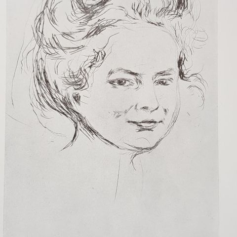 Edvard Munch - Pikeportrett (plakat)