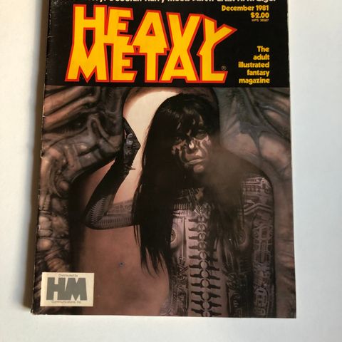 Solgt!heavy metal magazine and more,14 adult comics,ny pris499,gratis frakt!