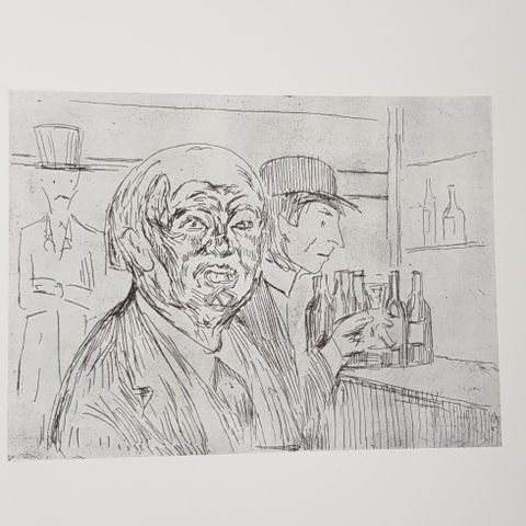 Edvard Munch - Berliner Kafé (plakat)