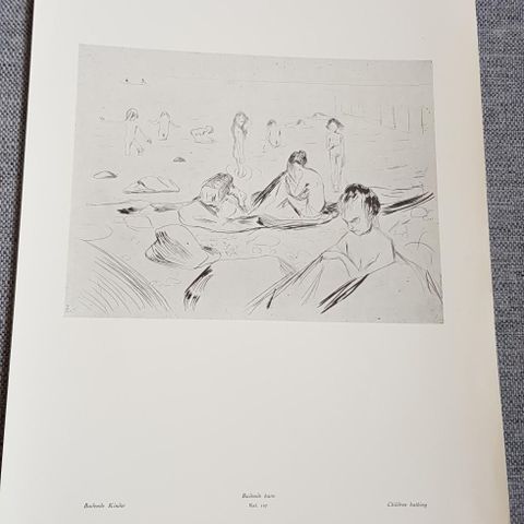 Edvard Munch - Badende barn (plakat)