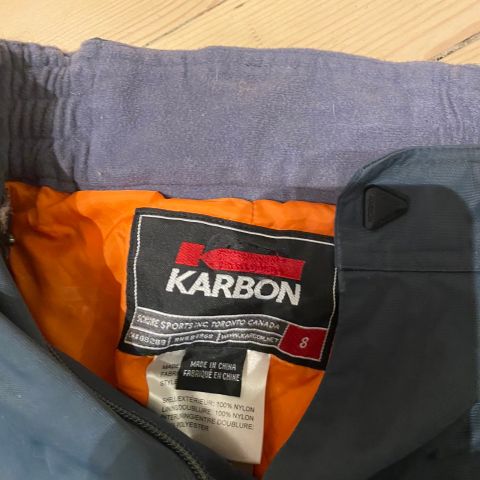 Karbon skibukse 8 år