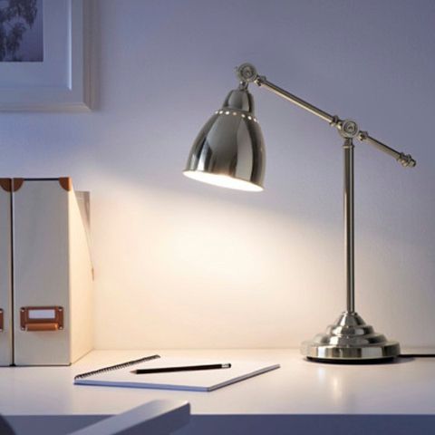 Barometer Ikea-lampe sølv