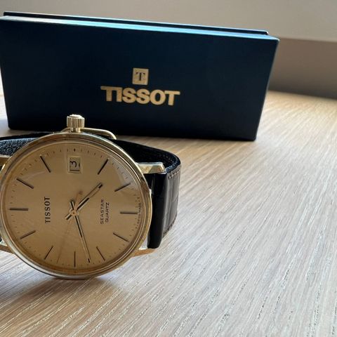 Reservert! Tissot Seastar 14K 585 gullklokke