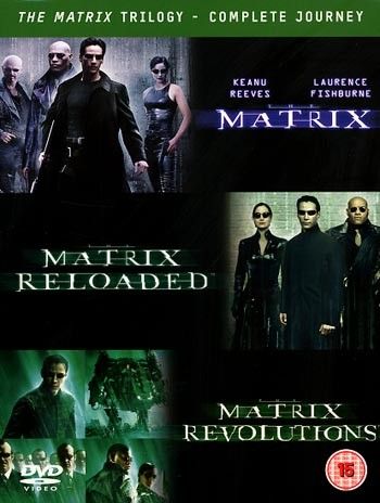 dvd filmer, The Matrix Collection 1, 2 og 3 + Matrix 4 kr.100,- for alle