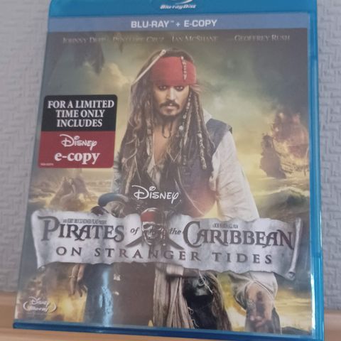 Pirates of the Caribbean: On Stranger Tides (BLU-RAY) – 3 filmer for 2