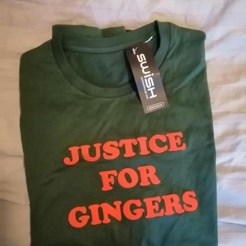 T-skjorte justice for gingers XL