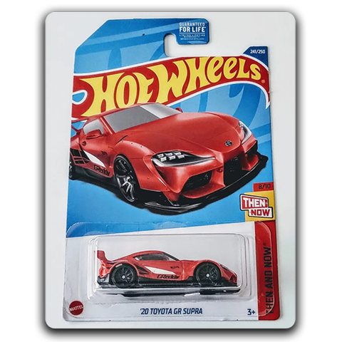 Hot Wheels '20 Toyota GR Supra (Then and Now 2022), HCT62 US Langt kort