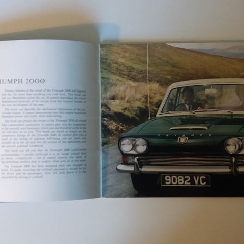 Triumph 2000 MK I -brosjyre.