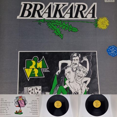 VINTAGE/RETRO LP-VINYL (ALBUM) "PRIMA VERA  - BRAKARA 1976"