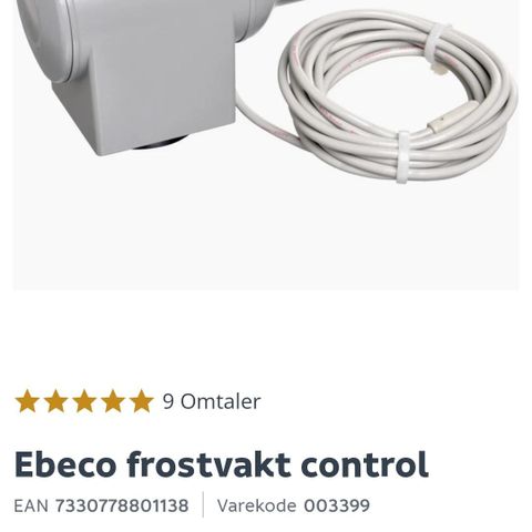 EBECO Frostvaktkontroll  fra Megaflis