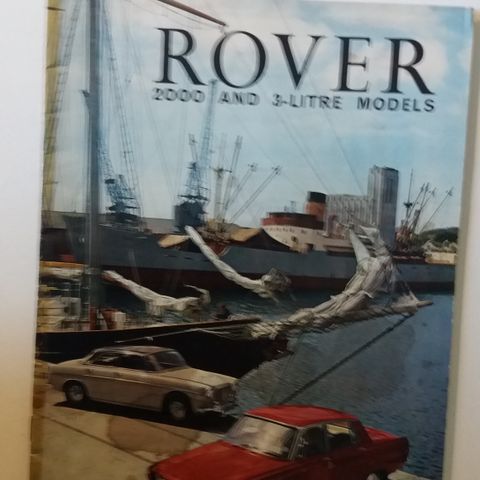 Rover 2000 og 3-Litre -brosjyre.