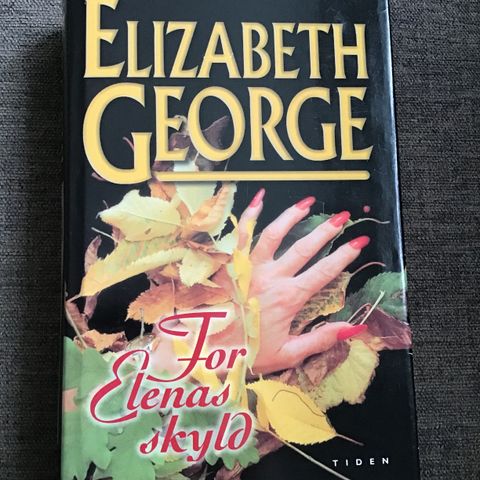 Bok: Elizabeth George, For Elenas skyld