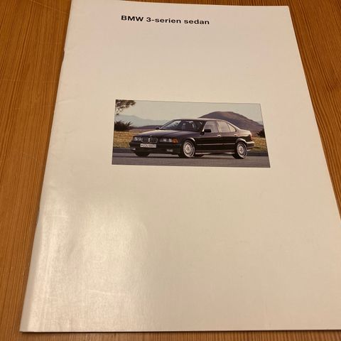 BILBROSJYRE - BMW 3-SERIEN SEDAN - 1993