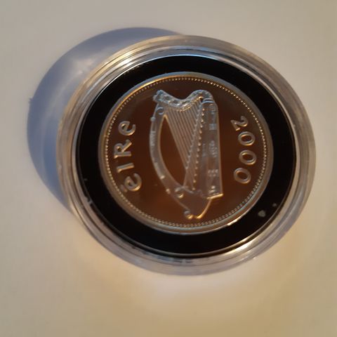 Irland  - 1-Pund Sølv-minnemynt - Millennium - 2000.