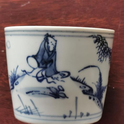 Håndlaget kinesisk porselen kopp