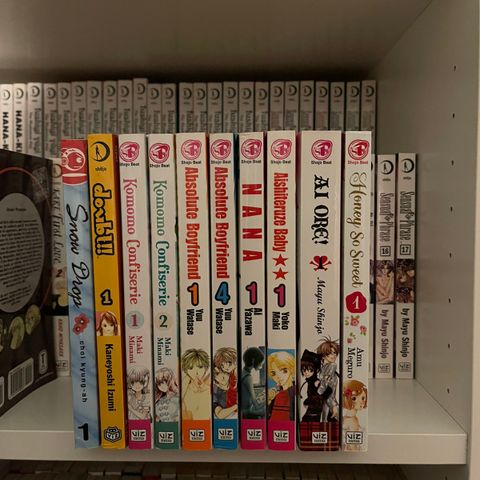 Diverse shoujo manga