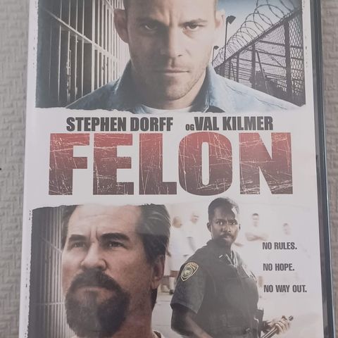 Felon - Action / Krim / Drama / Mystikk (DVD) – 3 filmer for 2