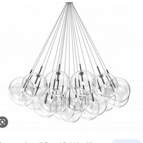 Lampe pendler/glasskuler - grand bubbles