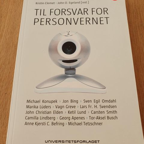 Til forsvar for personvernet