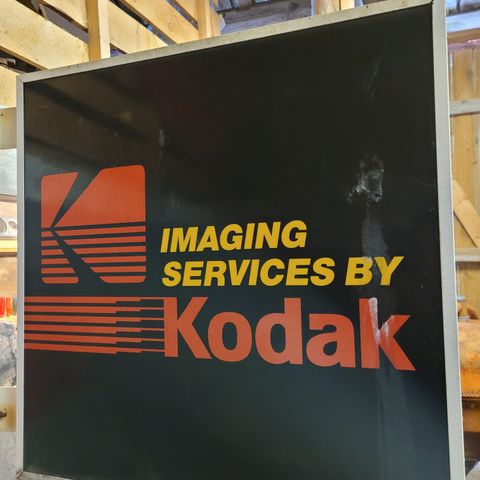 Kodak lysskilt reklameskilt