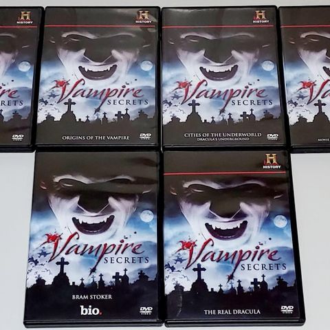 6 DVD HISTORY.VAMPIRE SECRETS.