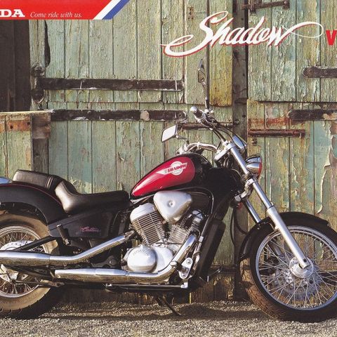 Brosjyre, Honda VT600C Shadow