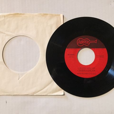 HANK WILLIAMS / HANK WILLIAMS & HIS GUITARS - 7" VINYL 4-SPORS EP