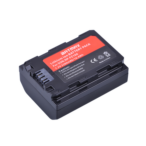 NP-FZ100 batteri for Sony A9, A9 II, A7R III, A7 III, A7R IV