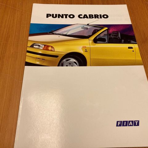 BILBROSJYRE - FIAT PUNTO CABRIO - 1994