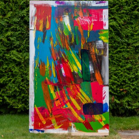 Maleri - Akryl på MDF - 80 x 134 cm