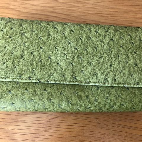 Clutch / lommebok i en frekk og flott grønnfarge