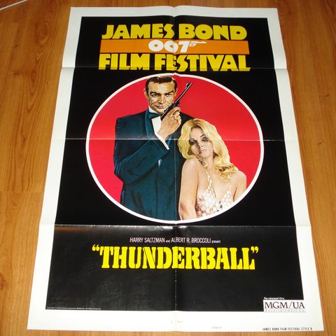 "Thunderball" Kinoplakat, James Bond.