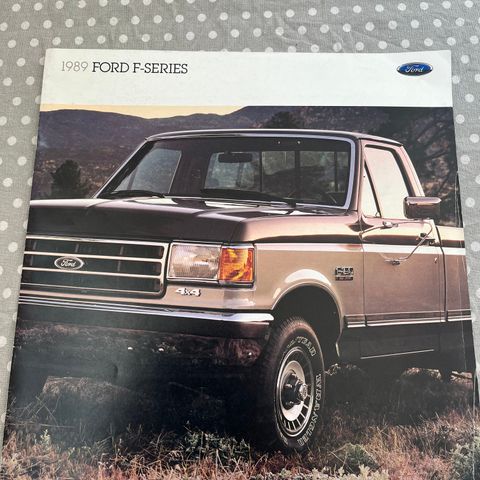1989 Ford F-serie brosjyre
