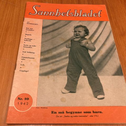 SUNNHETSBLADET Nr. 10 - 1942
