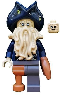 Lego Davy Jones minifiguren