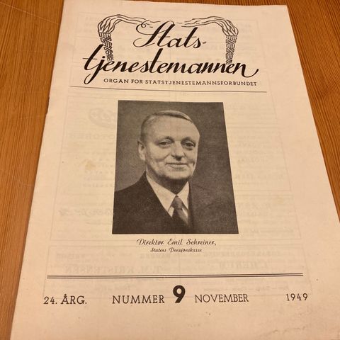 STATSTJENESTEMANNEN Nr. 9 - 1949