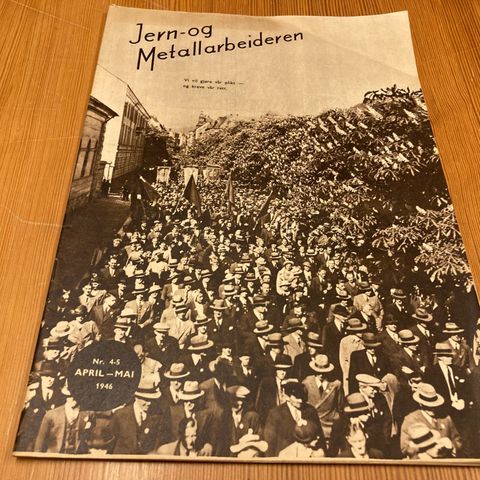 JERN- OG METALLARBEIDEREN Nr. 4-5 - 1946