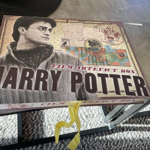 Harry Potter film artefact box