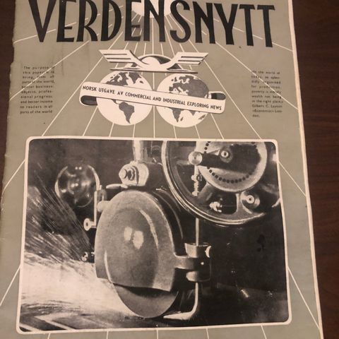 Verdensnytt. Utgitt 1948