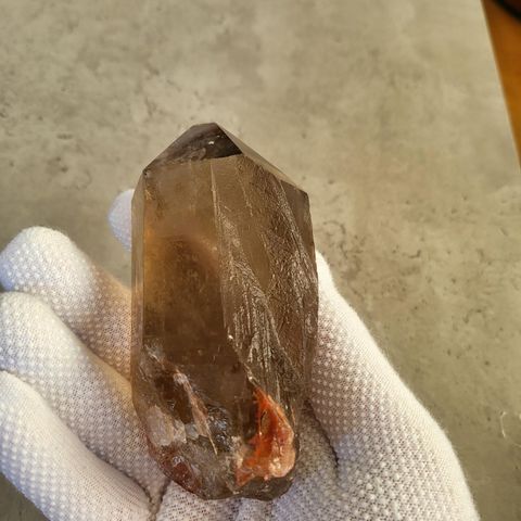 Stor Sort Røyk Kvarts krystall / smokey quartz