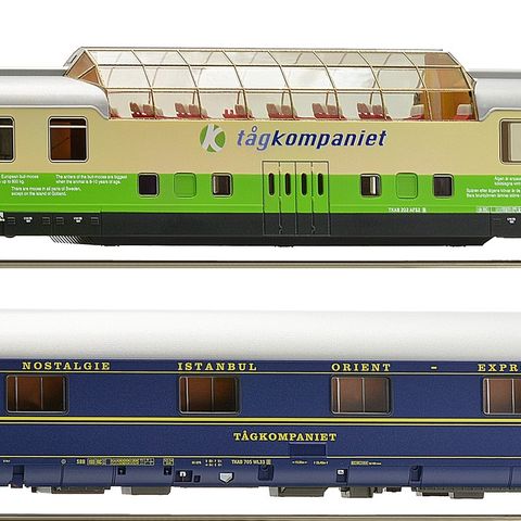 Roco 64121 og 64122 "Polar Express" TKAB Tågkompaniet