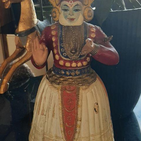 Antique Kathakali Dancing doll Tanjore Thanjavur INDIA Kerala