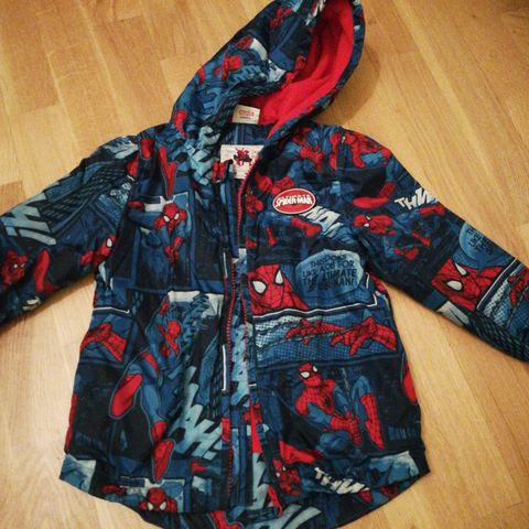 Spiderman jakke. Tynn