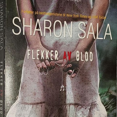 SHARON SALA BOK.FLEKKER AV BLOD.