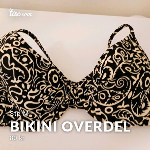 Bikini overdel str. M