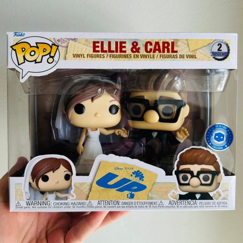 Funko Pop! Ellie & Carl (Wedding Day) | UP (2-Pack) PiaB Exclusive