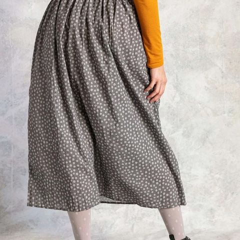 New Gudrun Sjoden organic cotton dotted skirt, size L (XL)