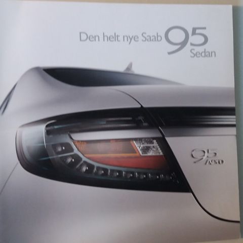 2009/10 SAAB 9-5 Sedan -brosjyre. (NORSK)